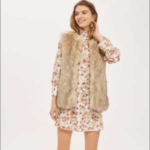 Topshop Faux Fur Vest